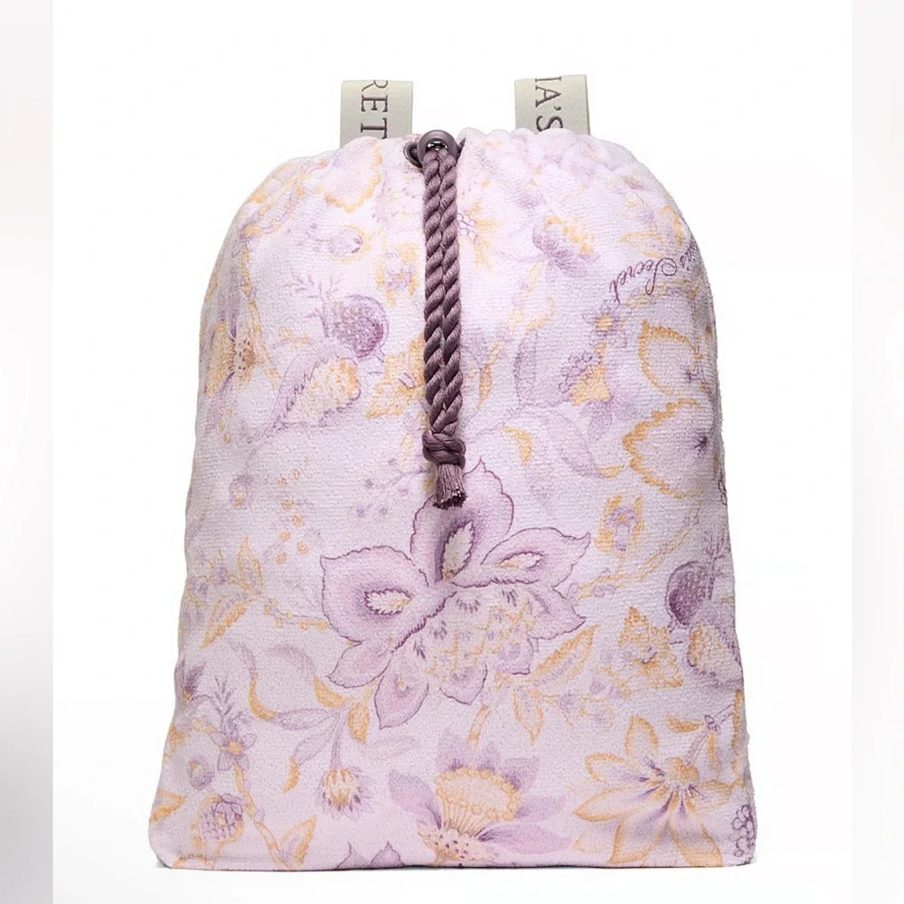 Paisley Print Convertible Beach Backpack & Towel